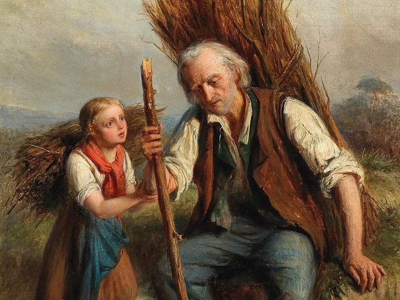 1824-Julius Sigismund Röder - Sosta di riposo sulla via del ritorno